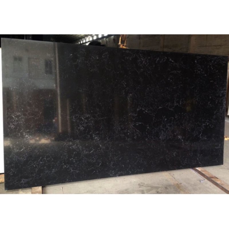 Black High Quality Artificial Quartz Countertops - Image 2
