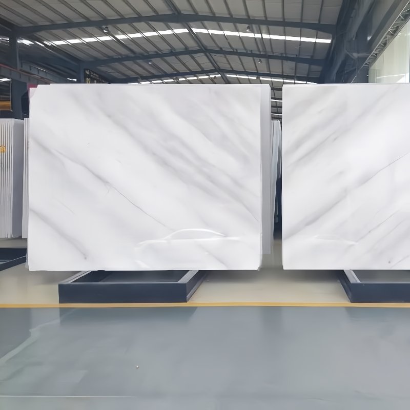 High Quality Polished White Natural Marble Slab - Image 5
