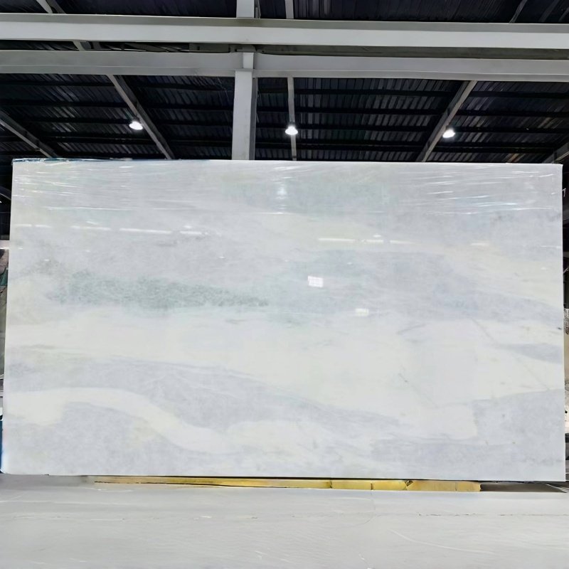 High Quality Polished White Natural Marble Slab - Image 3