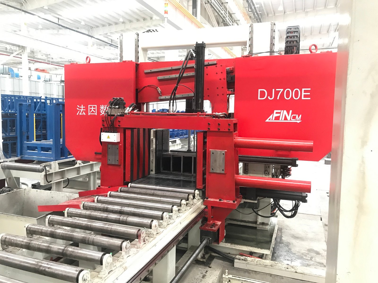 BHD+DJ series H-beam high-speed 3D drilling and sawing combined production line - 图片 5