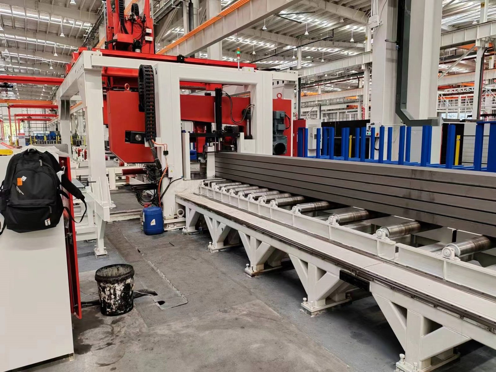 BHD+DJ series H-beam high-speed 3D drilling and sawing combined production line - 图片 7